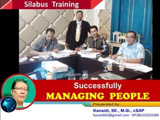 Successfully
MANAGING PEOPLE
 