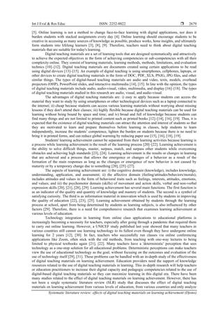 Systematic literature review: effects of digital teaching materials on ...