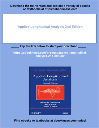 Applied Longitudinal Analysis (Wiley Series in Probability and