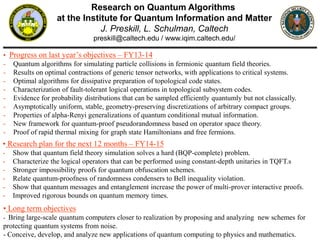 Current Research on Quantum Algorithms.ppt