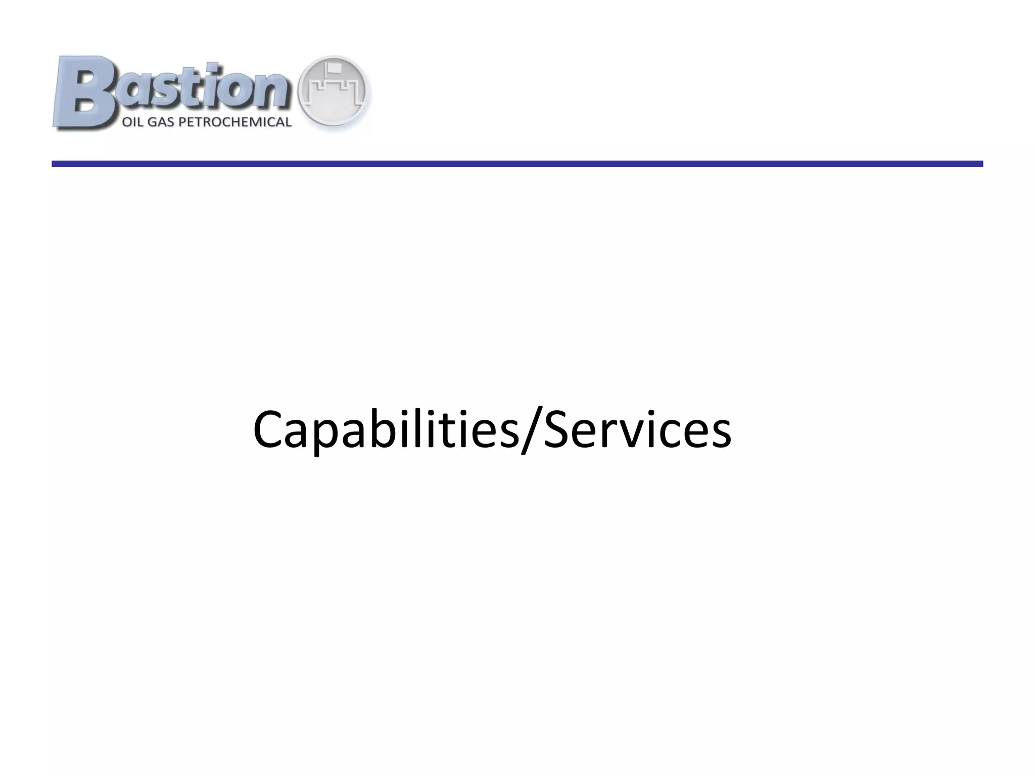 Capabilities/Services
 