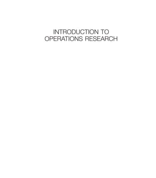 Introduction to operations research 7ed Edition Hillier F. | PDF