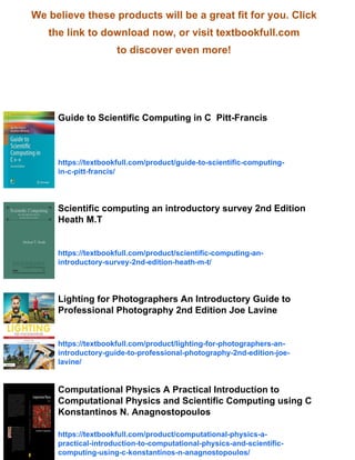 Guide to Scientific Computing in C 2nd Edition Joe Pitt-Francis | PDF