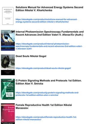 Optical Spectroscopy Methods and Instrumentations 1st Edition Nikolai V ...