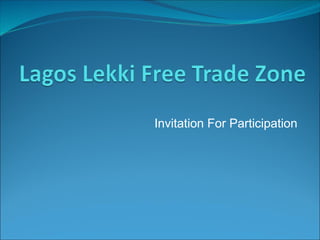 Invitation For Participation 