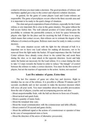 652.game management manual for the beginners in basketball officiating ...