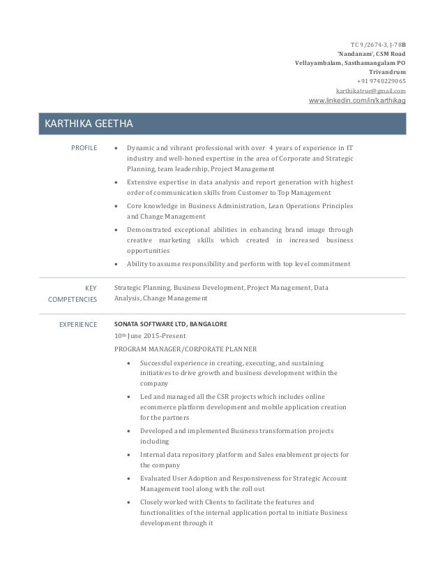 resume updated