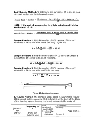 Carpentry Math Formulas Pdf COMPETENCY BASED LEARNING MATERIALS CARPENTRY-staking-out-building ...