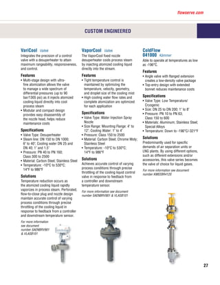 Flowserve Control Valve Product Overview | PDF
