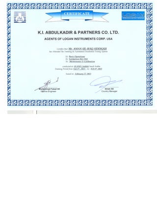 Certificate-Aman