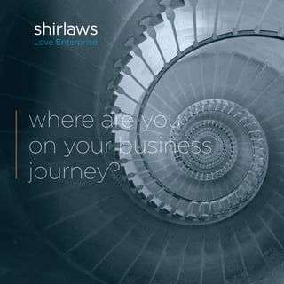 where are you
on your business
journey?
 