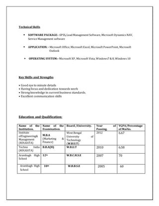 Curriculum Vitae-GM | PDF