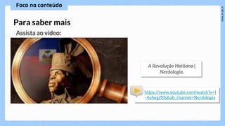 Assista ao vídeo:
Para saber mais
https://www.youtube.com/watch?v=I
-4ufwgjT0s&ab_channel=Nerdologia
 