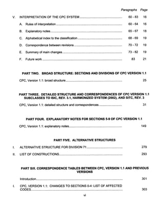 Cpc Classification Chart Central Product Classification CPC Version 1 1 Statistical Papers ...