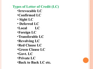 An Overview of Foreign Trade Activities Different Mode of Payment ...