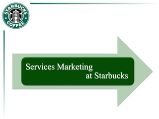 Services Marketing
at Starbucks
 