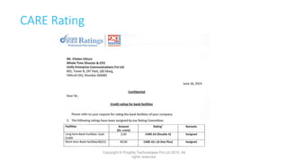 CARE Rating
Copyright © Progility Technologies Pvt Ltd 2015. All
rights reserved.
14
 