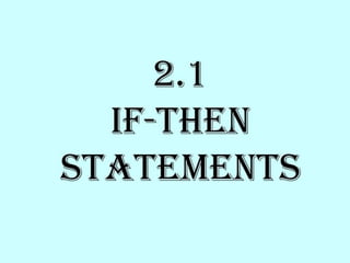 if then statements power point presentation | PPT