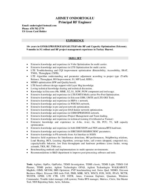 ahmet ondortoglu resume