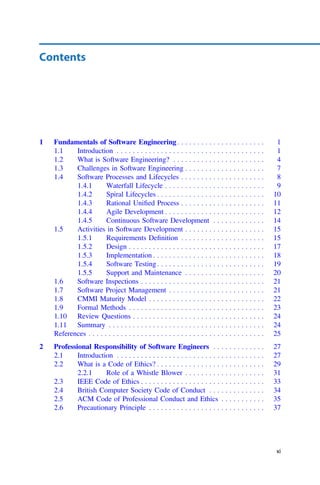 Concise Guide to Software Engineering: From Fundamentals to Application ...