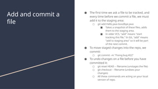 git presentation tutorial basics commands | PPTX