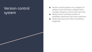 git presentation tutorial basics commands | PPTX