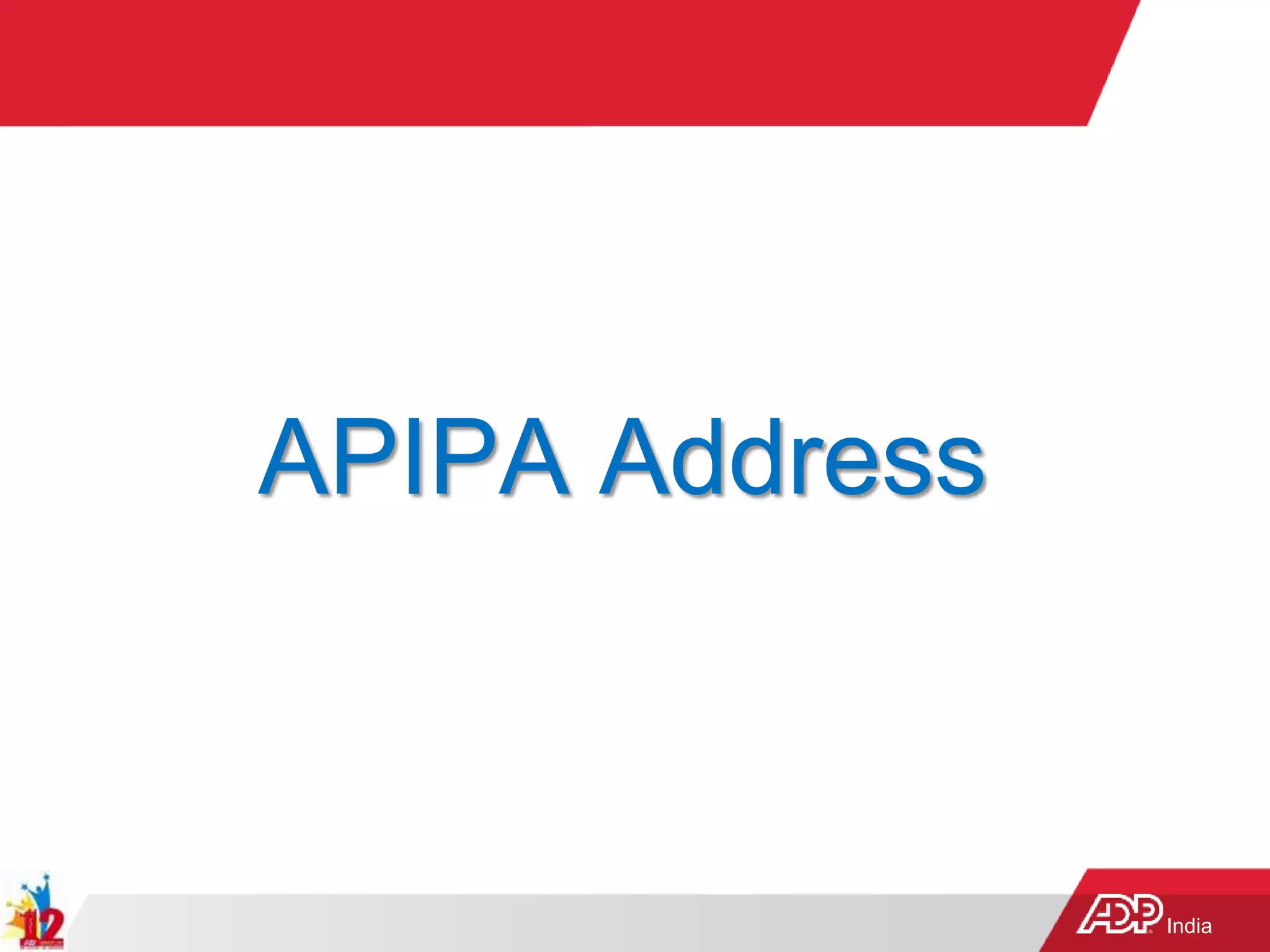 India
APIPA Address
 
