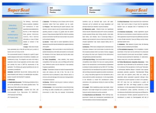 The following recommend-
ations on selection, Installation
and maintenance of hose
assemblies was established by
the S A E in 1991. Please read
these general Instructions
carefully. More detailed
Information on many of these
subjects is covered in this
catalogue.
1. Scope - Hose (also includes
hose assemblies) has a finite life and there are a number of
factors which will reduce its life.
This recommended practice is intended as a guide to assist
system designers and/or users in the selection, installation, and
maintenance of hose. The designers and users must make a
systematic review of each application and then select, install,
and maintain the hose to fulfill the requirements of the
application. The following are general guidelines and are not
necessarily a complete list.
WARNING: IMPROPER SELECTION, INSTALLATION OR
MAINTENANCE MAY RESULT IN PREMATURE FAILURES,
BODILY INJURY OR PROPERTY DAMAGE.
2. References
2.1 Applicable Documents - The following publications form a
part of this specification to the extent specified herein. The
latest issue of SAE publications shall apply.
2.1.1 SAE PUBLICATIONS - Available from SAE, 400
Commonwealth Drive, Warrendale, PA 15096-0001.
J516-Hydraulic Hose Fittings
J517-Hydraulic Hose
3. Selection - The following is a list of factors which must be
considered before final hose selection can be made.
3.1 Pressure - After determining the system pressure, hose
selection must be made so that the recommended maximum
operating pressure is equal to or greater than the system
pressure. Surge pressures higher than the maximum operating
pressure will shorten hose life and must be taken into account
by the hydraulic designer.
3.2 Suction - Hoses used tor suction applications must be
selected to insure the hose will withstand the negative pressure
of the system.
3.3 Temperature - Care must be taken to insure that fluid and
ambient temperatures, both static and transient, do not exceed
the limitations of the hose. Special care must be taken when
routing near hot manifolds.
3.4 Fluid Compatibility - Hose selection must assure
compatibility of the hose tube, cover and fittings with the fluid
used. Additional caution must be observed in hose selection
for gaseous applications.
3.5 Size - Transmission of power by means of pressurized fluid
varies with pressure and rate of flow. The size of the
components must be adequate to keep pressure loss to a
minimum and avoid damage to the hose due to heat generation
or excessive turbulence.
3.6 Routing - Attention must be given to optimum routing to
minimize inherent problems.
3.7 Environment - Care must be taken to insure that the hose
and fittings are either compatible with or protected from the
environment to which they are exposed. Environmental
T
E
C
H
N
I
C
A
L
D
A
T
A
Selection,
Installation
and
maintenance
of hose and
assemblies
5
SAE
Recommended
Practice
conditions such as ultraviolet light, ozone, salt water,
chemicals, and air pollutants can cause degradation and
premature failure and, therefore, must be considered.
3.8 Mechanical Loads - External forces can significantly
reduce hose life. Mechanical loads which must be considered
include excessive flexing, twist, kinking, tensile or side loads,
bend radius, and vibration. Use of swivel-type fittings or
adapters may be required to insure no twist is put into the hose.
Unusual applications may require special testing prior to
hose selection.
3.9 Abrasion - While hose is designed with a reasonable level
of abrasion resistance, care must be taken to protect the hose
from excessive abrasion which can result in erosion, snagging
and cutting of the hose cover. Exposure of the reinforcement
will significantly accelerate hose failure.
3.10 Proper End Fitting - Care must be taken to insure proper
compatibility exists between the hose and coupling selected
based on the manufacturer's recommendations substantiated
by testing to industry standards such as SAE J517. End fitting
components from one manufacturer are usually not compatible
with end filling components supplied by another manufacturer
(i.e., using a hose fitting nipple from one manufacturer with a
hose socket from another manufacturer). It is the responsibility
of the fabricator to consult the manufacturer's written
instructions or the manufacturer directly for proper end fitting
components.
3.11 Length - When establishing proper hose length, motion
absorption, hose length changes due to pressure, as well as
hose and machine tolerances must be considered.
3.12 Specifications and Standards - When selecting hose,
government, industry and manufacturers' specifications and
recommendations must be reviewed as applicable.
3.13 Hose Cleanliness - Hose components vary In cleanliness
levels. Care must be taken to insure that the assemblies
selected have an adequate level of cleanliness for the
application.
3.14 Electrical Conductivity - Certain applications require
that hose be nonconductive to prevent electrical current flow.
Other applications require the hose to be sufficiently conductive
to drain off static electricity. Hose and fittings must be chosen
with these needs in mind.
4. Installation - After selection of proper hose, the following
factors must be considered by the installer.
4.1 Pre-lnstallatlon Inspection - Prior to installation, a careful
examination of the hose must be performed. All components
must be checked for correct style, size and length. In addition,
the hose must be examined for cleanliness, I.D. obstructions,
blisters, loose cover, or any other visible defects.
4.2 Follow Manufacturers' Assembly Instructions - Hose
assemblies may be fabricated by the manufacturer, an agent
for or customer of the manufacturer, or by the user. Fabrication
of permanently attached fittings to hydraulic hose requires
specialized assembly equipment. Field-attachable fittings
(screw style and segment clamp style) can usually be
assembled without specialized equipment although many
manufacturers provide equipment to assist in the operation.
SAE J517 hose from one manufacturer is usually not
compatible with SAE J516 fittings supplied by another
manufacturer. It is the responsibility of the fabricator to consult
the manufacturer's written assembly instructions or the
manufacturers directly before intermixing hose and fittings from
two manufacturers. Similarly, assembly equipment from one
manufacturer is usually not interchangeable with that of
T
E
C
H
N
I
C
A
L
D
A
T
A
6
SAE
Recommended
Practice
 