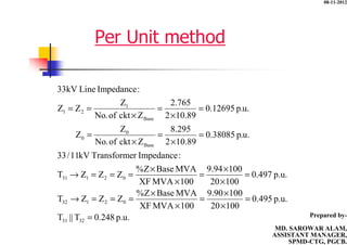 P642 Relay Calculation RELAY CO-ORDINATION WITH FAULT CALCULATION | PDF