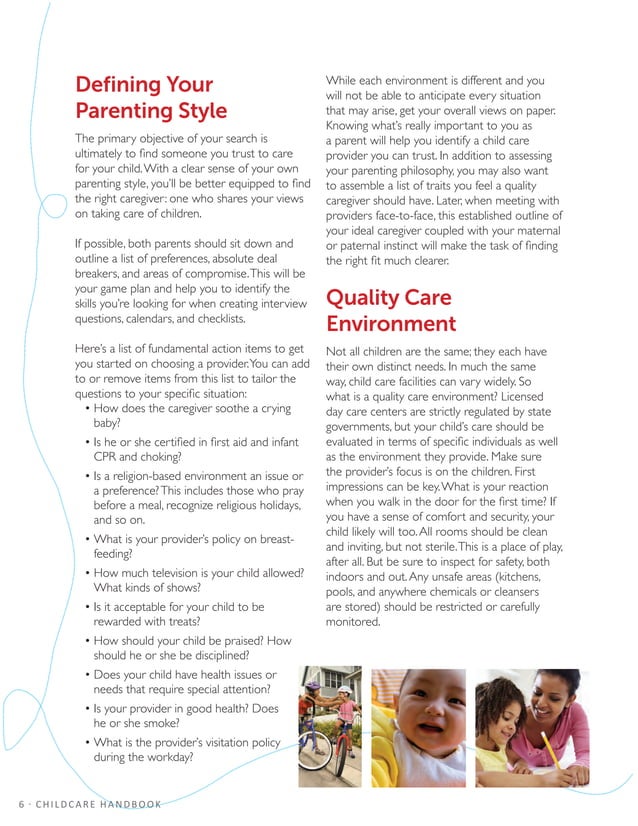 Final Child Care Handbook PDF | PDF