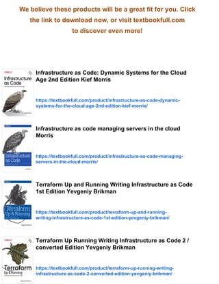 Infrastructure as Code 2nd Edition Early Access Kief Morris | PDF