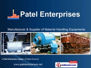 Manufacturer & Supplier of Material Handling Equipments
 