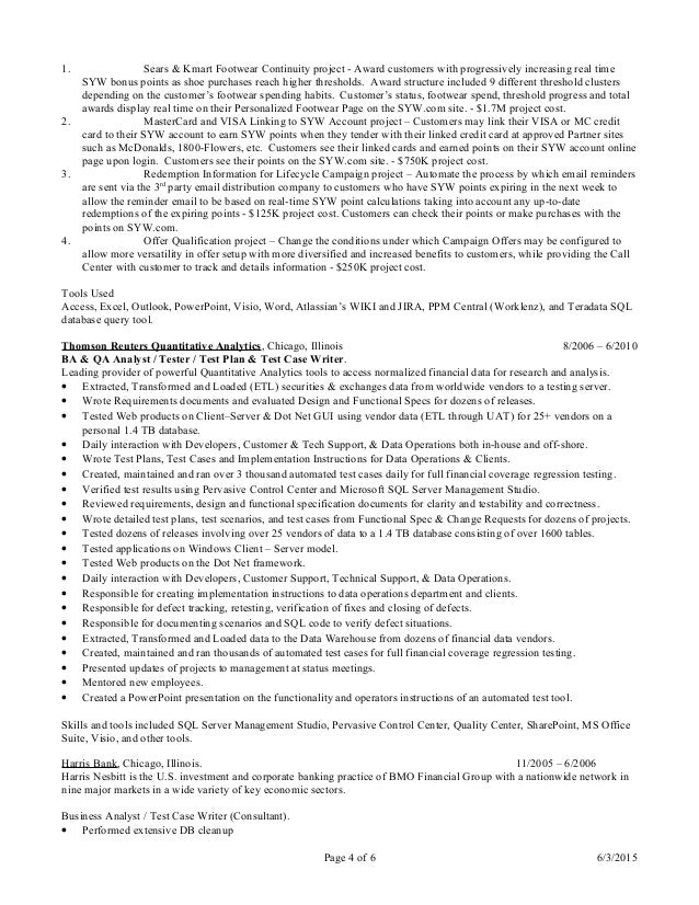 ba pm qa full resume