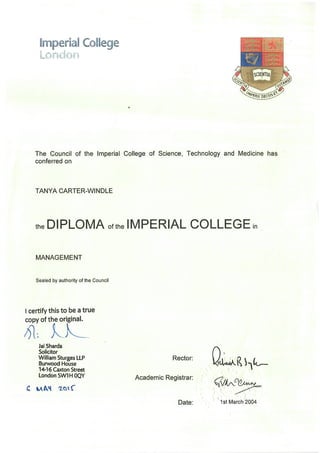 Tanya C-W MBA Diploma Page-1