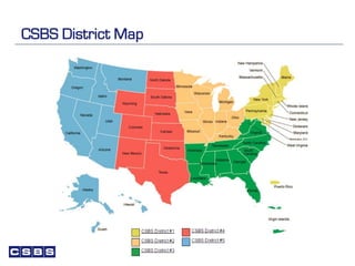 CSBS District Map
 