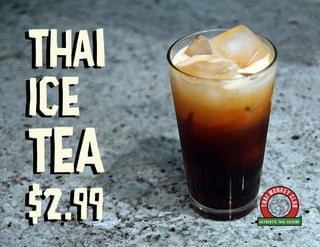 thai tea print