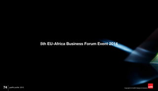 74 Copyright (C) Graffiti Designs & Solutionsgraffiti profile 2015
5th EU-Africa Business Forum Event 2014
 