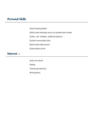 ali abdallah -cv . | PDF