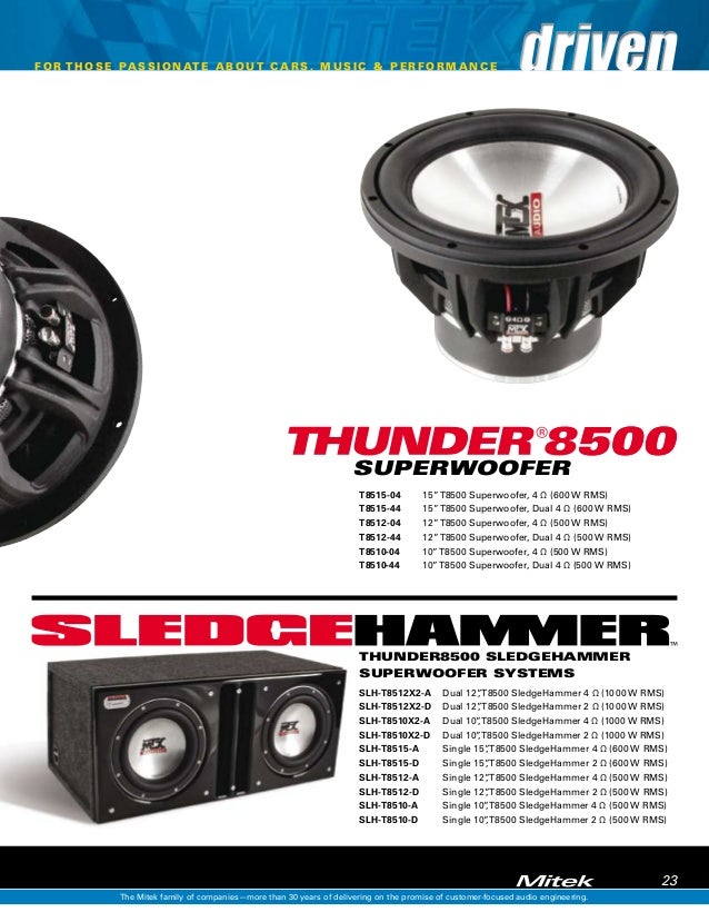 mtx thunder 7500 12