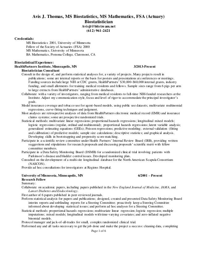 resume avis thomas 2016 06 08 biostat