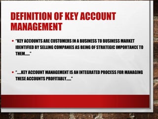Key Account Management | PPT