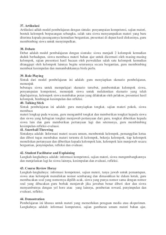 65 Model Pembelajaran