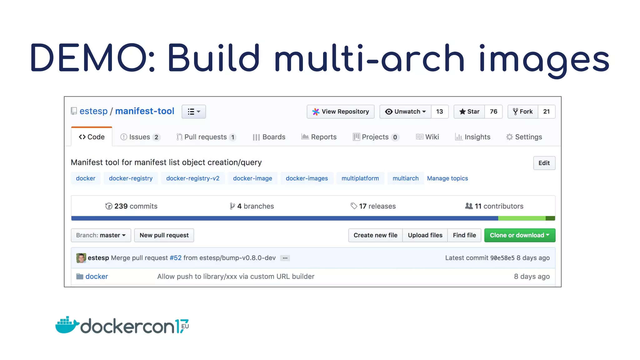 DEMO: Build multi-arch images
 