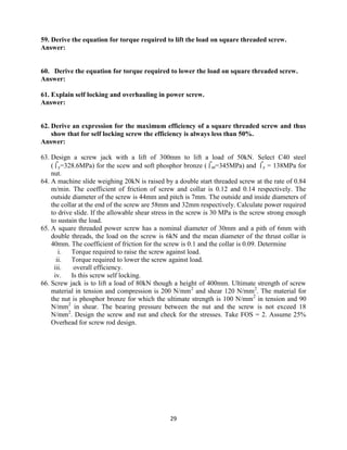 DME-1 18ME52 QP for Examination Preparation | PDF