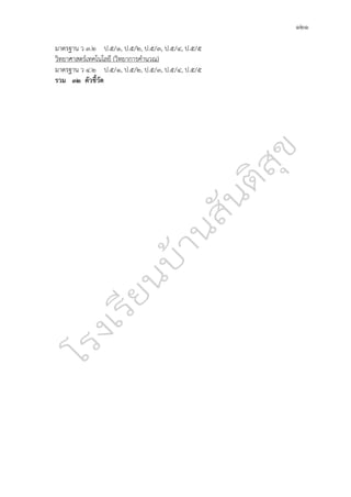 ๑๒๑
มาตรฐาน ว ๓.๒ ป.๕/๑, ป.๕/๒, ป.๕/๓, ป.๕/๔, ป.๕/๕
วิทยาศาสตร์เทคโนโลยี (วิทยาการคำนวณ)
มาตรฐาน ว ๔.๒ ป.๕/๑, ป.๕/๒, ป.๕/๓, ป.๕/๔, ป.๕/๕
รวม ๓๒ ตัวชี้วัด
 