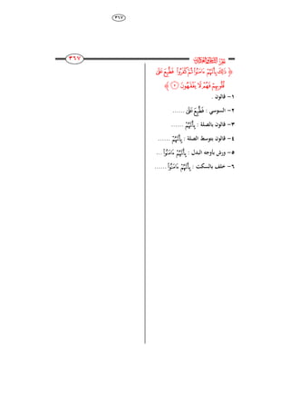 ٖٙٚ
253
253
253
253
‫ﰸ‬‫ﱔ‬
‫ﮋ‬‫ﯘ‬‫ﯗ‬ ‫ﯖ‬‫﮴‬‫﮳‬ ‫﮲‬‫ﮱ‬
‫ﯝ‬‫ﯜ‬ ‫ﯛ‬‫ﯚ‬ ‫ﯙ‬‫ﮊ‬
ٔ-. ‫قالوا‬
ٕ-: ‫السوَي‬‫ﯘ‬‫ﯗ‬......
ٖ-: ‫بالصل‬ ‫قالوا‬‫﮲‬......
ٗ-‫قالوا‬: ‫الصل‬ ‫بتوَط‬‫﮲‬......
٘-: ‫البُل‬ ‫بأوجك‬ ‫ورش‬‫﮳‬ ‫﮲‬...
ٙ-: ‫بالسك‬ ‫خلف‬‫﮳‬ ‫﮲‬......
 