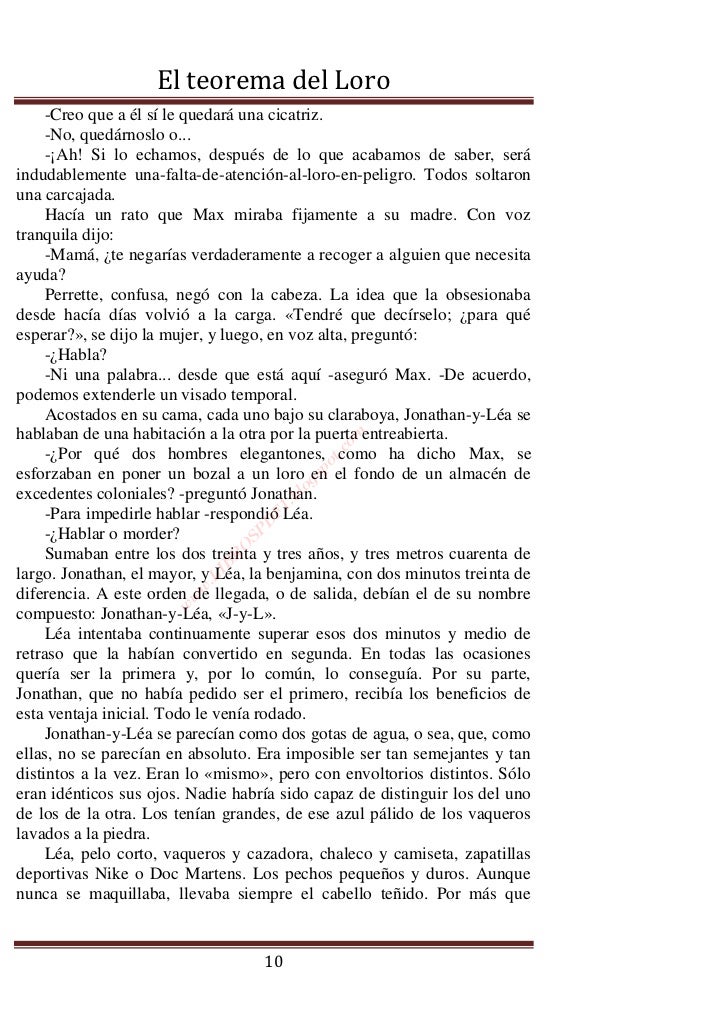 El Teorema Del Loro Pdf Descargar