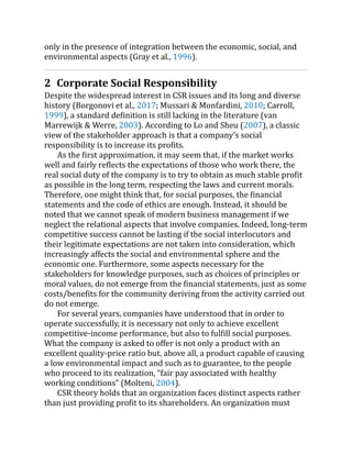 Corporate Sustainability Measurement Reporting and Effects on Firm ...