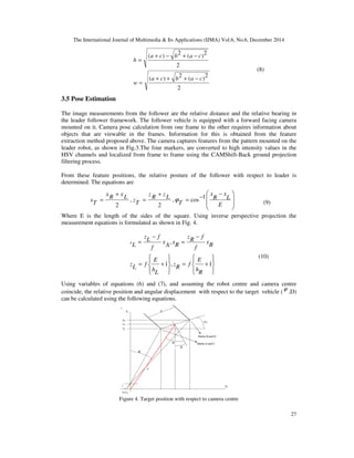 LEADER FOLLOWER FORMATION CONTROL OF GROUND VEHICLES USING CAMSHIFT ...