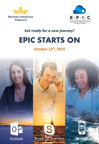 EPIC STARTS ON
Get ready for a new journey!
October 12th, 2015
 